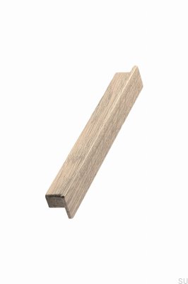 Shelter 32 länglicher Möbelgriff, Holz, Eiche, unlackiert
