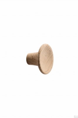 Möbelknopf Tuba 28, Holz, Eiche, unlackiert