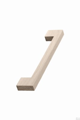 Urban 160 länglicher Möbelgriff, Holz, Eiche, unlackiert