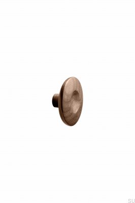 Dimple 40 Möbelknopf aus Holz, italienischer Walnuss