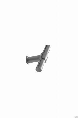 Möbelknopf T-Bar Knot 75 Stahl Silber Poliert