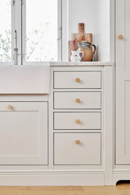 Möbelknopf Dot 30 Messing Gold Poliert Unlackiert