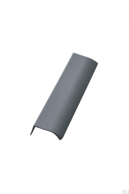 Möbelgriff Edge Straight 40 Aluminiumgrau