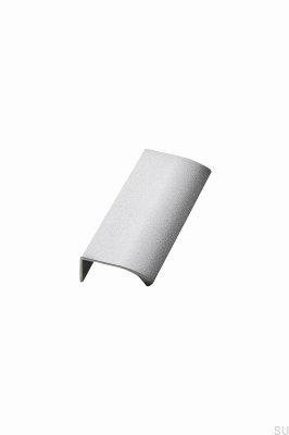 Edge Straight 100 Möbelkantengriff Aluminium Weiß
