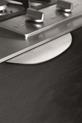 Möbelgriff Edge Bow 200 Aluminium Silber