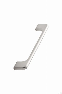 Längsmöbelgriff Doppia 128+160, Aluminium, Silber