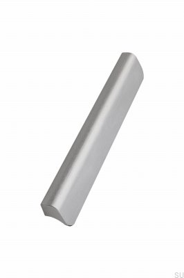 Fall 224 länglicher Möbelgriff, Aluminium, Silber