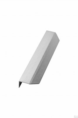 Blaze 2 Kanten-Möbelgriff 2x80 Aluminium Silber
