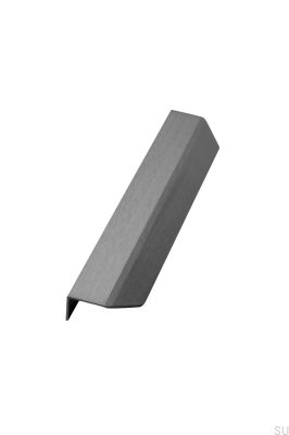 Möbelgriff Blaze 2 2x80 Kanten, gebürstetes Aluminium-Anthrazit