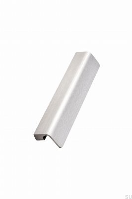 Längsmöbelgriff Fringe 160, Aluminium, Silber