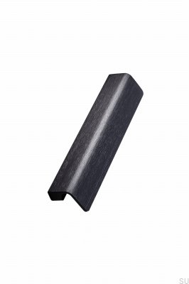 Möbellängsgriff Fringe 160 Aluminium mattschwarz gebürstet
