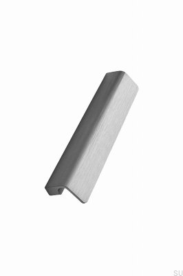 Möbellängsgriff Fringe 160, gebürstetes Aluminium Anthrazit