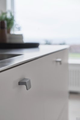 Umschlag 32 Längsmöbelgriff, Aluminium, Silber