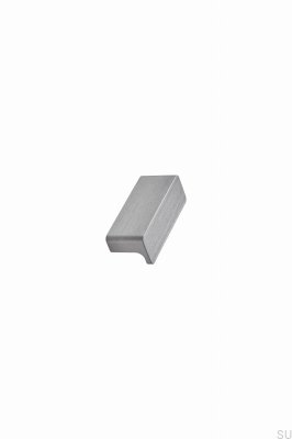 Elan 32 Aluminium Silber Möbelknopf