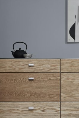 Elan 32 Aluminium Silber Möbelknopf