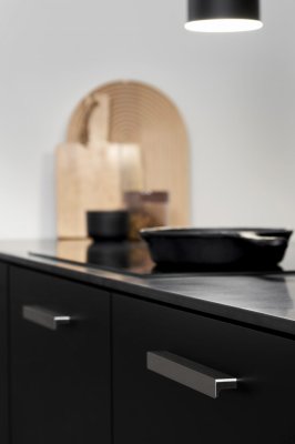 Längsmöbelgriff Elan 160, Aluminium, Silber