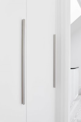 Längsmöbelgriff Elan 160+544, Aluminium, Silber