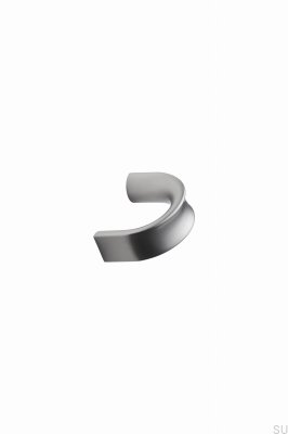 Innen 32 Aluminium Silber Möbelknopf