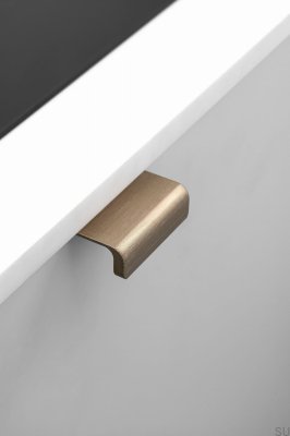 Artisan 20-kantiger Möbelgriff, gebürstetes Aluminiumgold