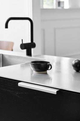 Kantenmöbelgriff Artisan 160 Aluminium Silber