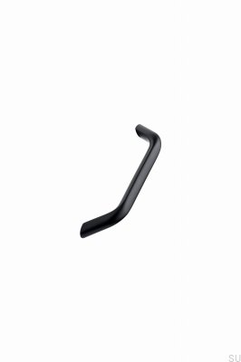 Länglicher Möbelgriff Space 128 Aluminium Schwarz