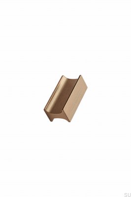 Möbelknopf Track 32 Aluminium Gebürstetes Gold