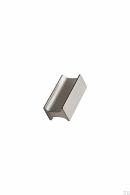 Track 32 Möbelknopf aus Aluminium in Silber