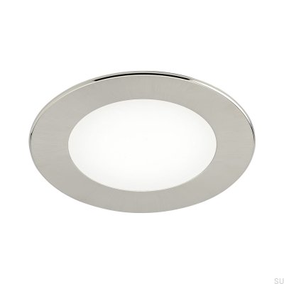 LED-Strahler Atom 3000K 24V/3W Silber