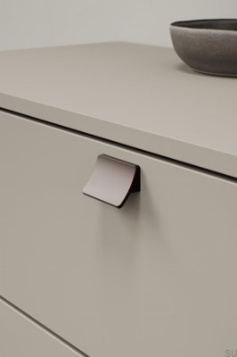 Länglicher Möbelgriff Ciel 32 Aluminium Mattbraun