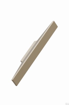 Länglicher Möbelgriff Facet 32 Aluminium Gold Matt