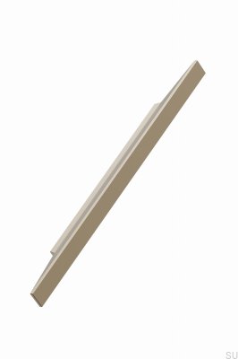 Länglicher Möbelgriff Facet 160 Aluminium Gold Matt