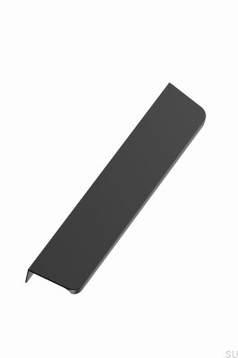 Kantenmöbelgriff Comet 160 Aluminium Mattschwarz