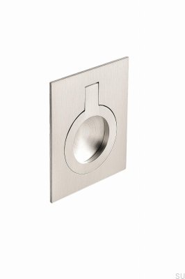 Flush 32 Möbelgriff, versenkbar, Metall, silber