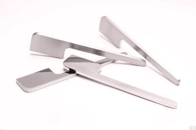 Möbelgriff Soft Cut 200 Silber, Stahl, Poliert