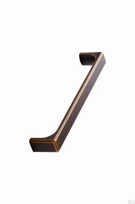 Fold 160 länglicher Möbelgriff, Metall, antike Bronze