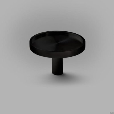 Möbelknopf Ina L, Aluminium, schwarz