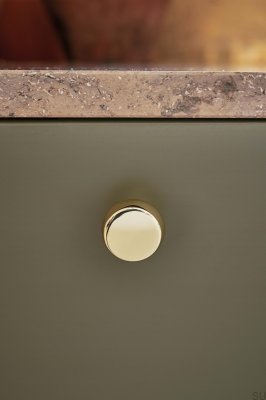 Möbelknopf Autumn 28 Metall Gold Poliert