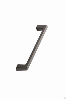 Längsmöbelgriff Diner 160, gebürstetes Aluminium-Anthrazit