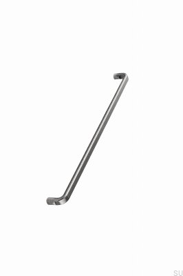 Base 320 länglicher Möbelgriff, Metallgrau