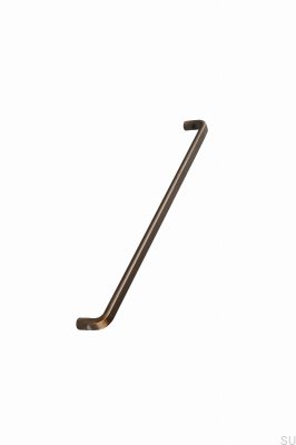 Base 320 länglicher Möbelgriff, Metall, antike Bronze