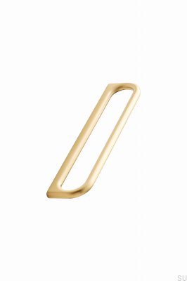 Luck 160 Metall gebürstetes Gold Länglicher Möbelgriff