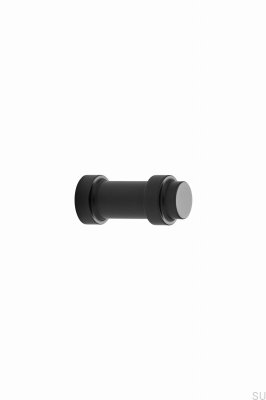 Pillar 15 Möbelknopf aus Metall, Mattschwarz