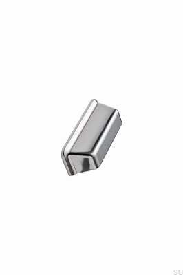 Equester Cup 64 Möbelgriff aus Metall, Muschelform, silber vernickelt