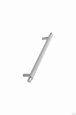 Manor 192 Länglicher Möbelgriff aus Metall, Silber