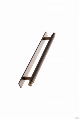 Manor Back 192 länglicher Möbelgriff, Metall, antik, gold
