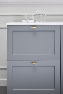 T-Bar Manor T 54 Möbelknopf, Metall, Gold
