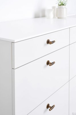 T-Bar Manor T 54 Möbelknopf aus Metall in Antik-Gold