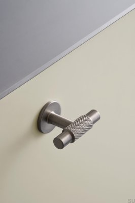T-Bar Manor T 54 Möbelknopf, Metall, Silber