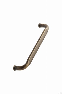 Tor 160 länglicher Möbelgriff, Metall, antik, gold