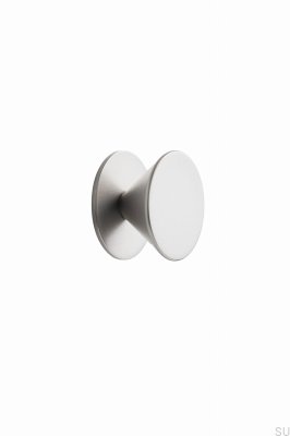 Möbelknopf Orbit 35.8, Metall, Silber